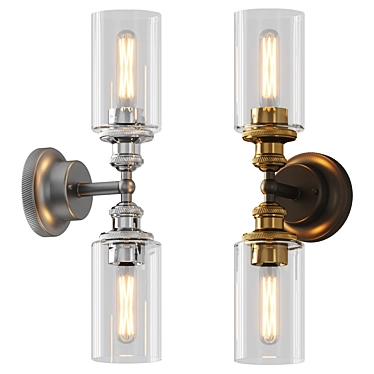 Greyleigh Rilla 2-Light Sconce 3D model image 1 