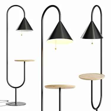 Sleek OZZ Lamp by Miniforms 3D model image 1 