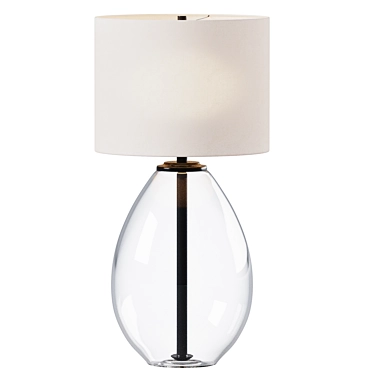 Eco Chic Glass Lamp 3D model image 1 