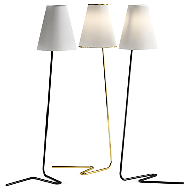 Jaxon Floor Lamp by Thomas O'Brien 3D model image 1 