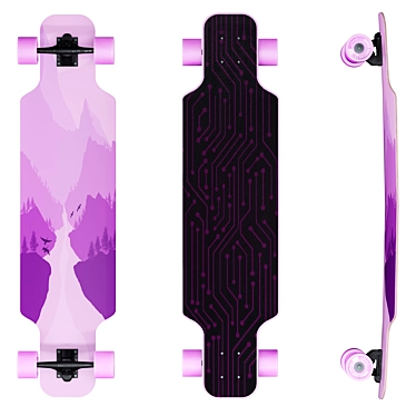 Ridex Canyon Longboard 3D Model 3D model image 1 