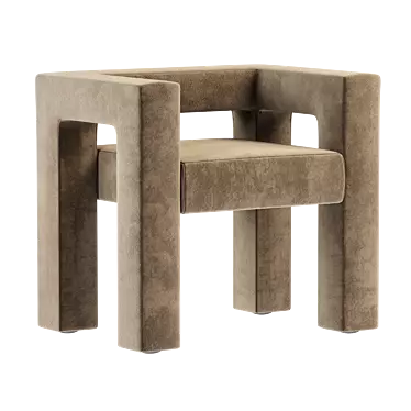  Modern Toptun Armchair, Corona Render 3D model image 1 