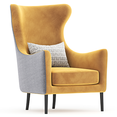 Modern 3D Fauteuil AMBER Armchair 3D model image 1 