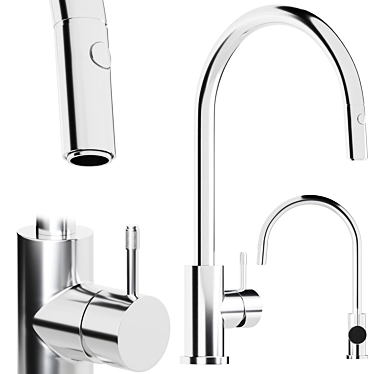 Color-Changing Yokato Kitchen Faucet 3D model image 1 