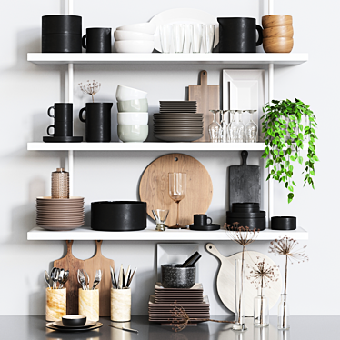  Versatile Kitchen Accessories Set 3D model image 1 