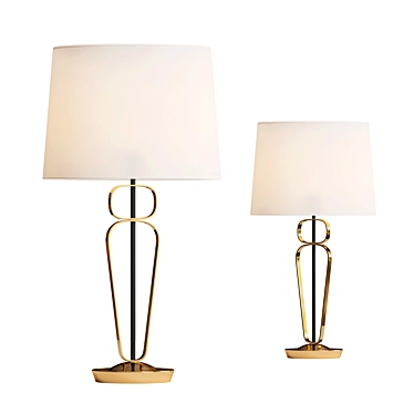 Elegant Valda Table Lamp 3D model image 1 