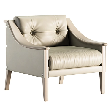 DEZZA Armchair, Low Poly, 3Ds Max 3D model image 1 