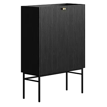  Black Acrylic Halifax Cabinet 3D model image 1 