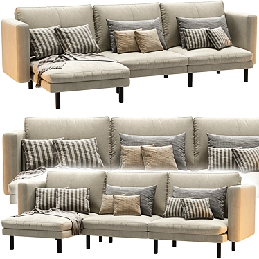 Modern Linteloo Njoy XL Sofa 3D model image 1 