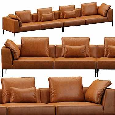 B&B Italia Modern Sofa Set 3D model image 1 