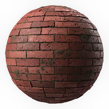 Wild Stone Brick Tile 4k 3D model image 1 