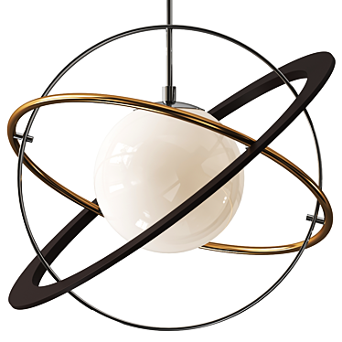 Sleek Apogee Pendant Light 3D model image 1 