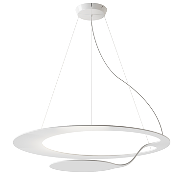 Modern Glu Pendant Lamp Fixture 3D model image 1 