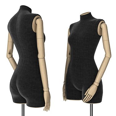  Feminine Display Mannequin 3D model image 1 