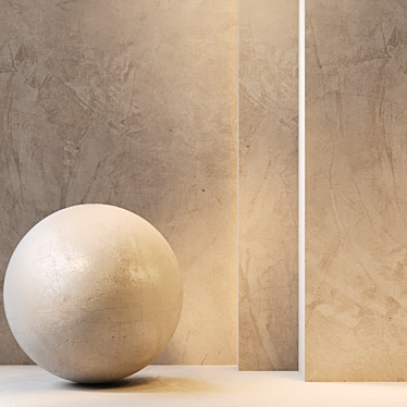 PBR Stucco Textures Set24 Strong 3D model image 1 