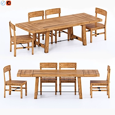 Benchwright Extending Dining Table