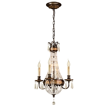 Feiss Bellini 4-Light Chandelier 3D model image 1 