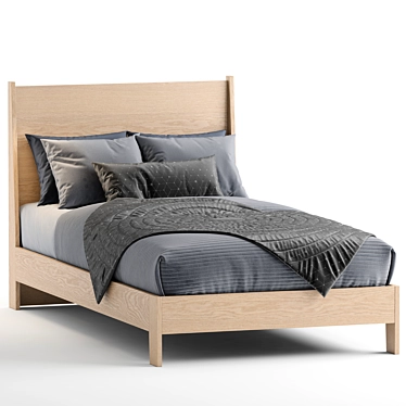 Versatile Milo Single Bed 3D model image 1 