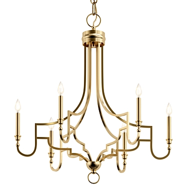 Natural Elegance Chandelier Model 3D model image 1 