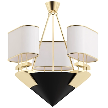 Vibrant Duka Suspension Lamp 3D model image 1 