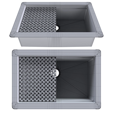 CopperSmith Undermount Sink 3D Model 3D model image 1 