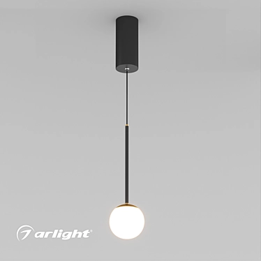 Modern Pendant Bead Light IP20 3D model image 1 