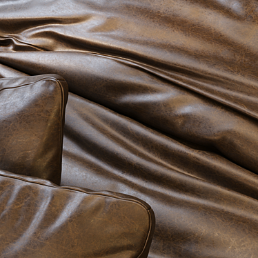 Luxury PBR Leather Texture Set 3D model image 1 