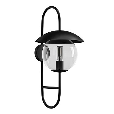 Versatile Outdoor Steel Sconce 3D model image 1 