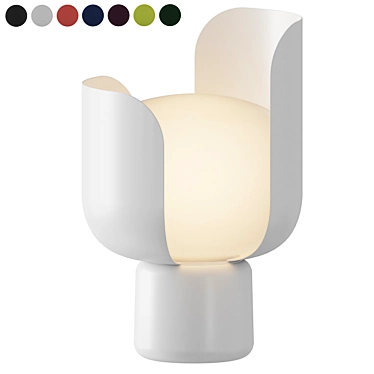 Elegant Blom Table Lamp 3D model image 1 