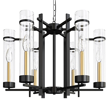 Modern Style Pendant Light Fixture 3D model image 1 