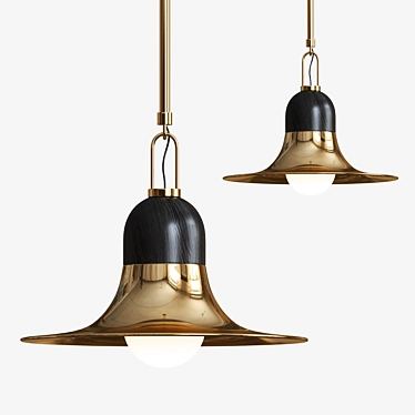 Modern Elegance Pendant Light 3D model image 1 