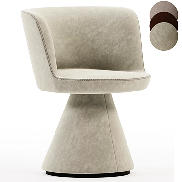 Modern Flair Chair Collection Cleopatra 3D model image 1 