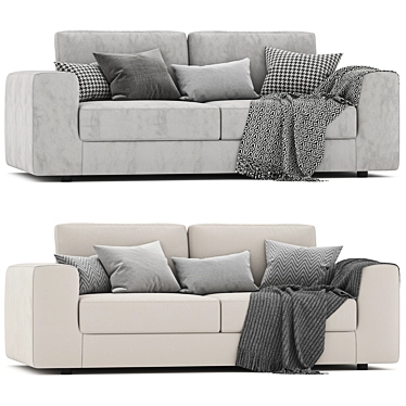 Modern 2017 V-Ray Sofa Model 3D model image 1 