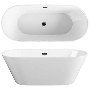 Vincea VBT-102 Acrylic Bathtub 3D model image 1 