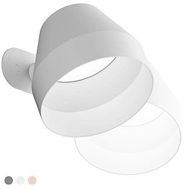 Cap Wall Light 3D model image 1 