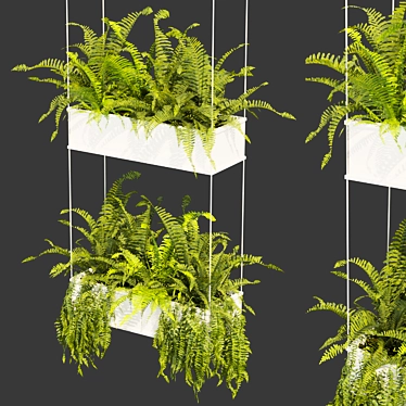 Fern Leaf Hanging 3D Model 3D model image 1 