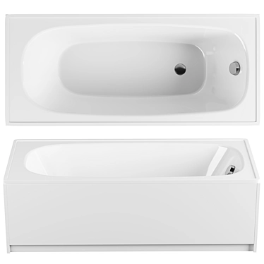 Robust Koller Pool 160x70 Bathtub 3D model image 1 