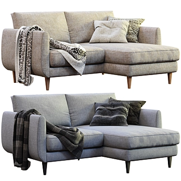 Modern Smedstorp Sofa By Ikea 3D model image 1 