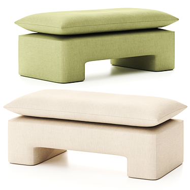 Moss Home Drex Bench, USA 3D model image 1 