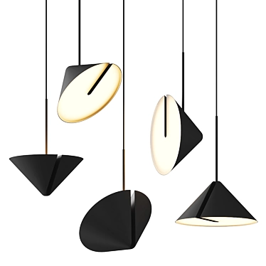 Scandinavian Style Pendant Light 3D model image 1 