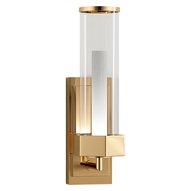 Elegant Regent Wall Sconce Model 3D model image 1 