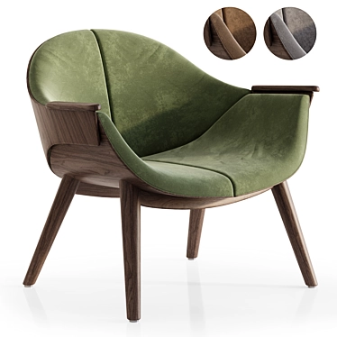 Luxury Florian Armchair 3D Models 3D model image 1 