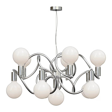 Modern Ball Chandelier 9124 3D model image 1 