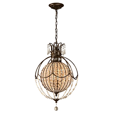 Feiss Bellini3 Chandelier Light Fixture 3D model image 1 