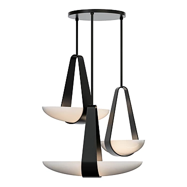 Elegant Sophia Chandelier 3D model image 1 