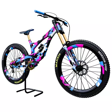 High-End Mountain Bike Model 3D model image 1 