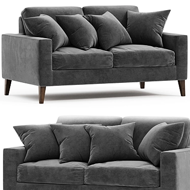 Modern Morley 2 Seater Sofa 3D model image 1 