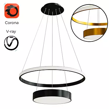 Modern Design Lamp Chance One 3D model image 1 