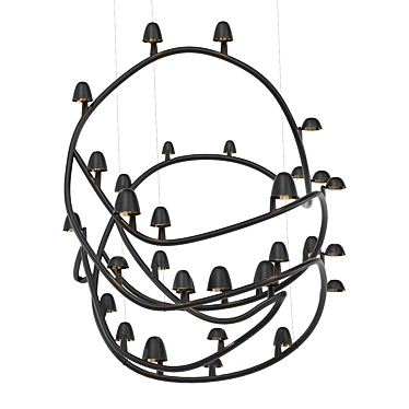 CL Arctic II Chandelier 3D model image 1 