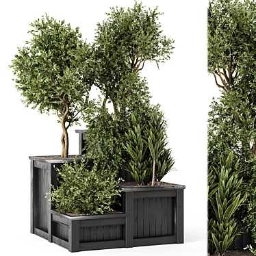 Outdoor Plants Set 874 Design 3D model image 1 